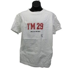 Birthday Funny T Shirt Made  ANY YEAR  I'm 29 (this is an old shirt) Grimm S / P